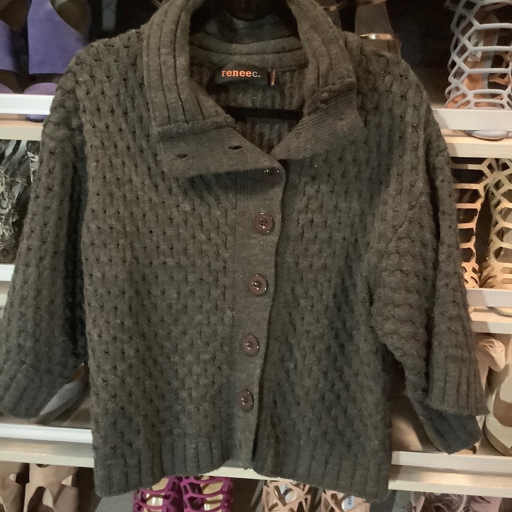 Renee C sweater with 3/4 sleeve